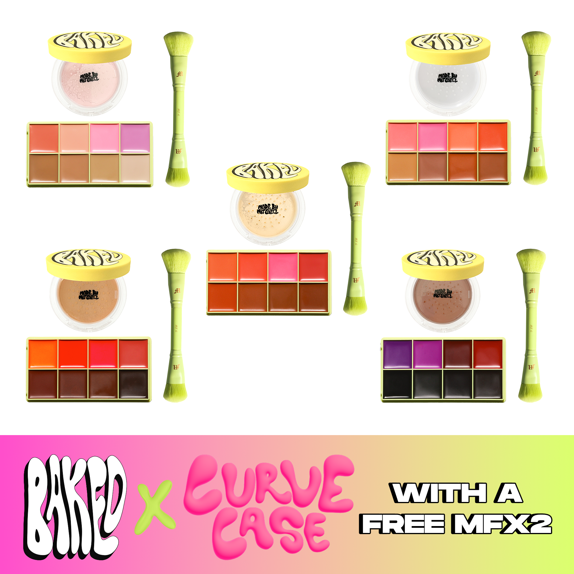 Curve Case with Matching Baked & Free MFX2 Brush