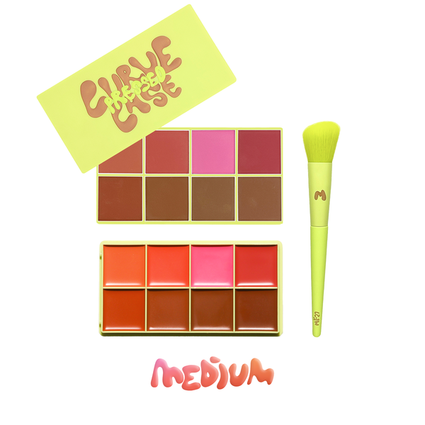 Curve Case Blusher Palette with Matching Curve Case Press'd Palette £40
