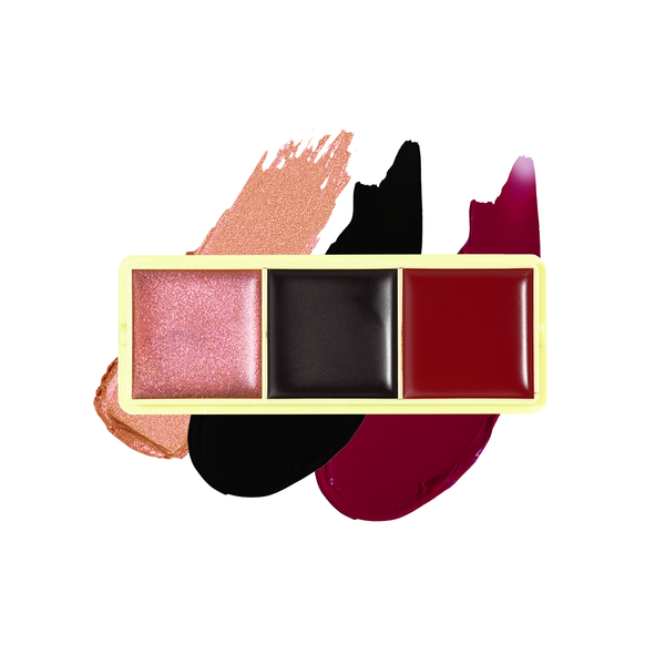 Mini Curve Case Cream Blusher, Bronzer & Highlighter Paletter Palette