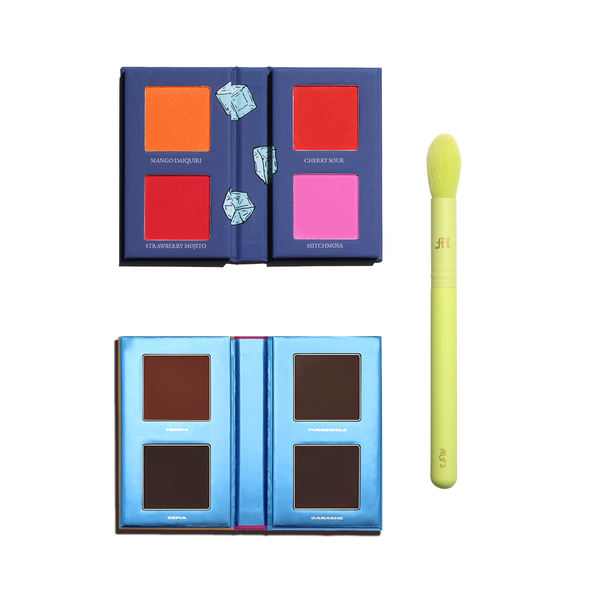 The Mini Blush & Bronze Book Set with Free Brush