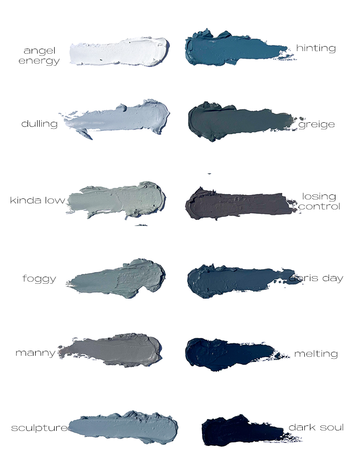 Color Cevales - Cosmetic Paint Palette & Spatula -borstel