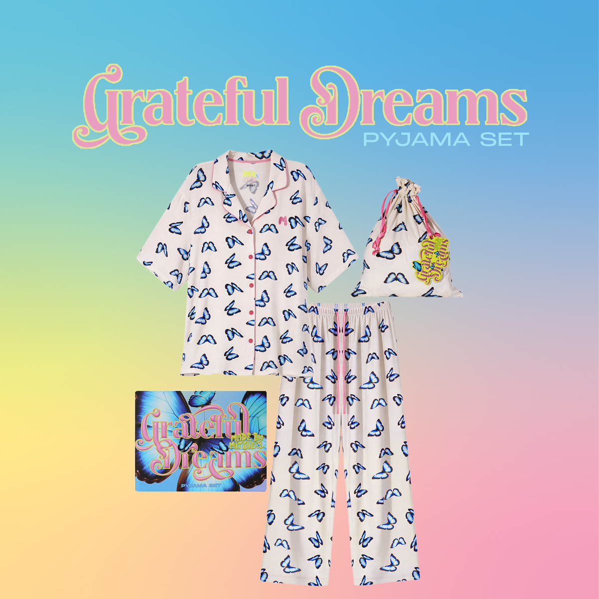 Butterfly Pjs - Hollie X Made By Mitchell