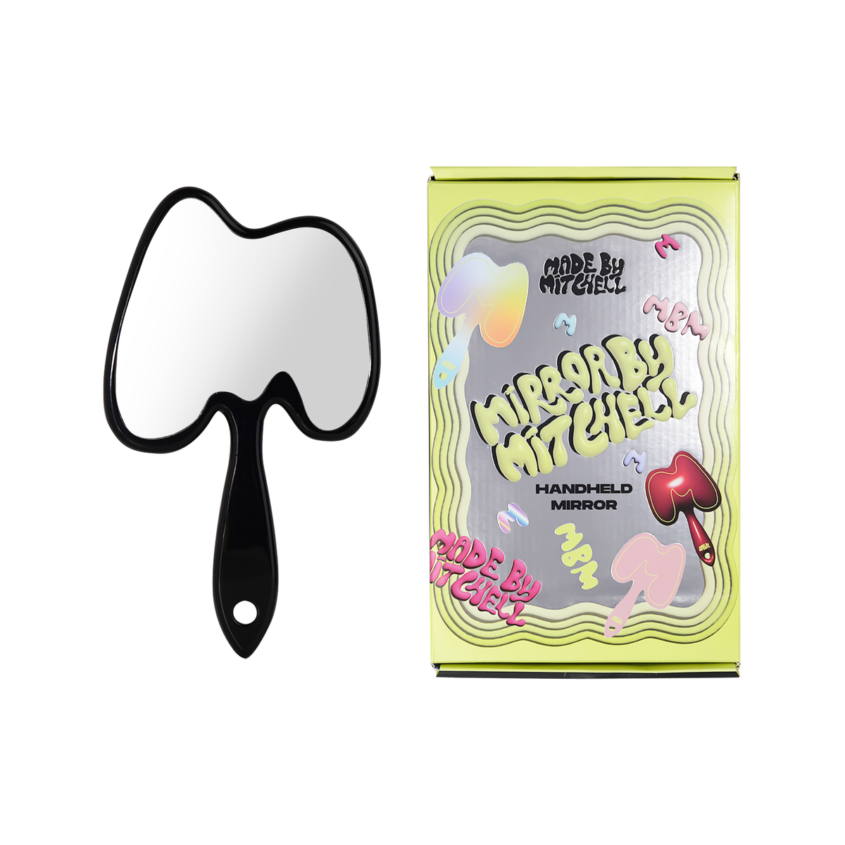 Bubble M Handheld Mirror By Mitchell