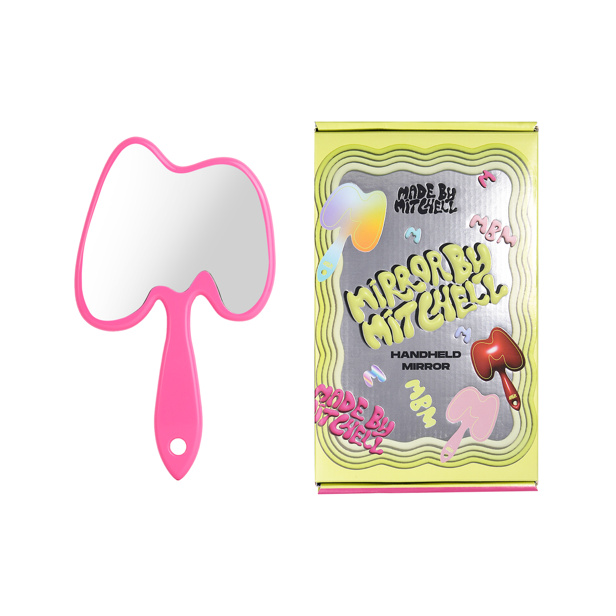 Bubble M Handheld Mirror By Mitchell