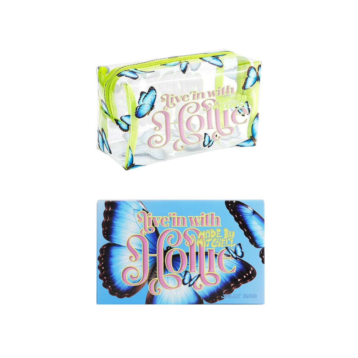 Live'in With Hollie Butterfly Jelly Bag -  Hollie  X Made By Mitchell