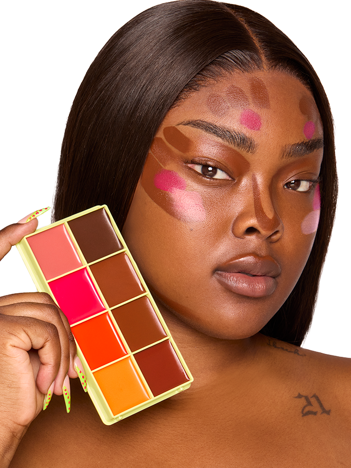 Curve Case Matte - Matte Cream Blusher & Bronzer Palette