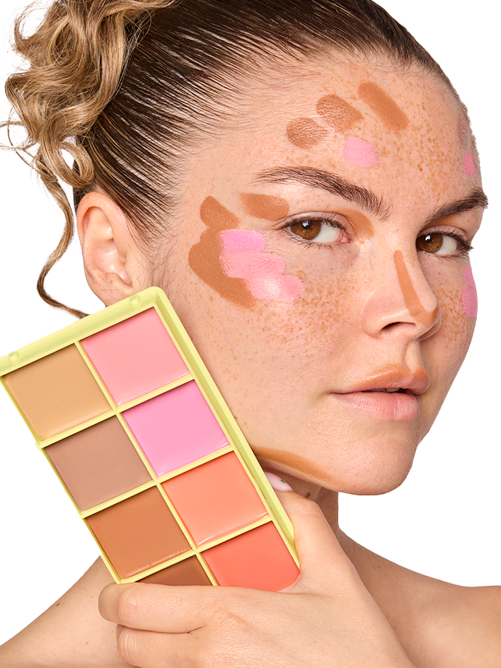 Curve Case Matte - Matte Cream Blusher & Bronzer Palette