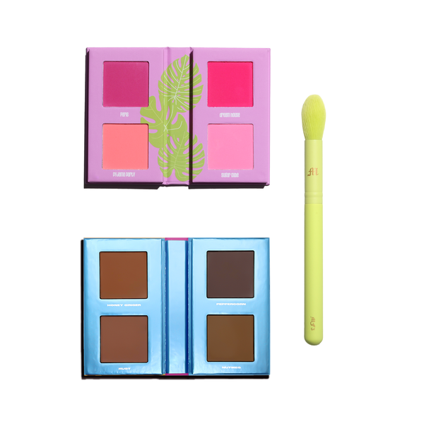 The Mini Blush & Bronze Book Set with Free Brush