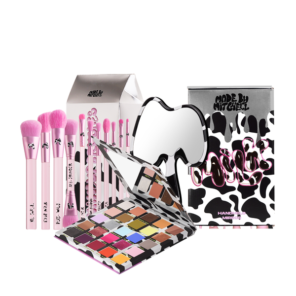 Milk 11 Piece Makeup Brush Set, Eyeshadow Palette & Mirror