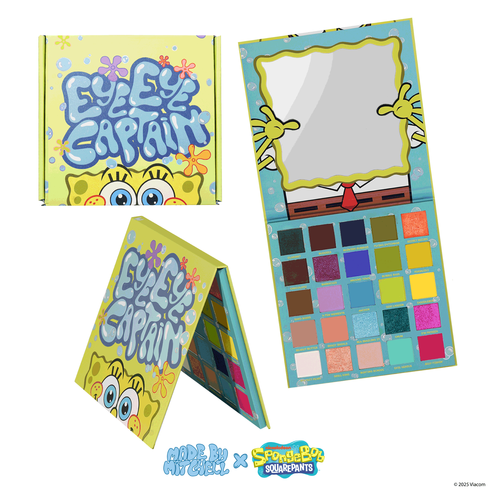 PRE-ORDER SpongeBob SquarePants - Eye Eye Captain Eyeshadow Palette