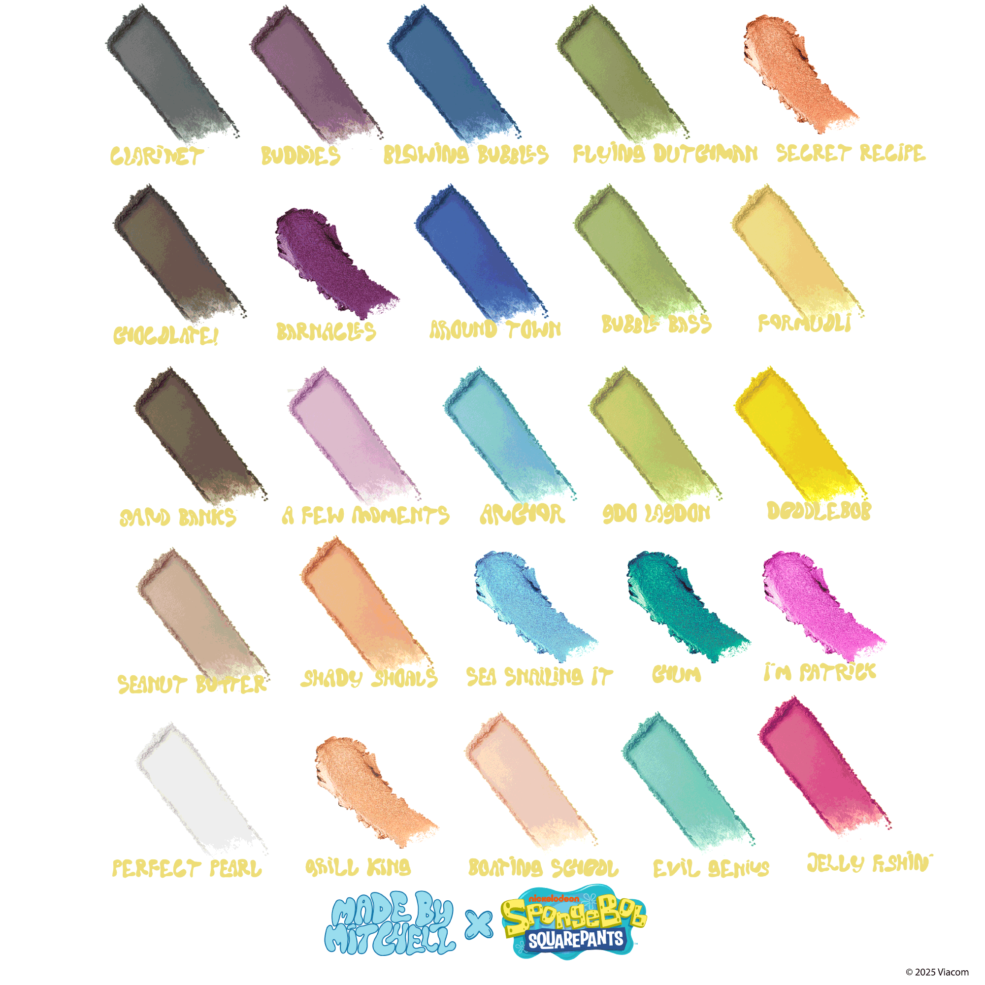 PRE-ORDER SpongeBob SquarePants - Eye Eye Captain Eyeshadow Palette