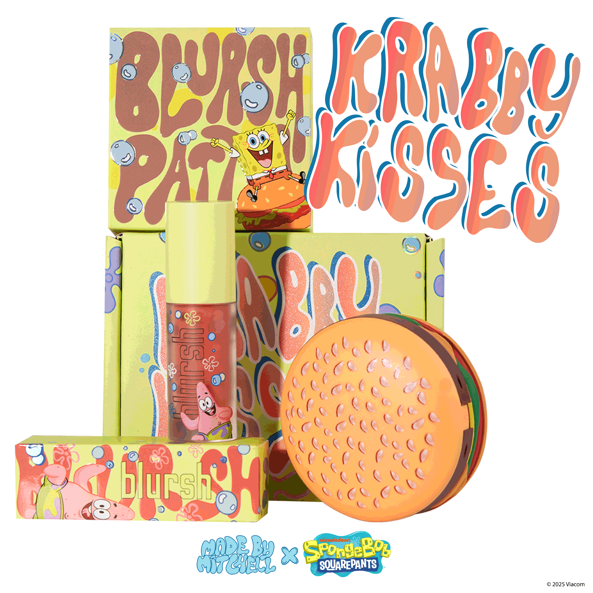 PRE-ORDER SpongeBob SquarePants - Krabby Kisses Makeup Bundle
