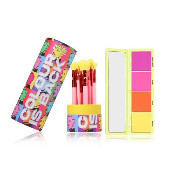 Colour Is Back Sunset Blush & 10 Piece Brush Set