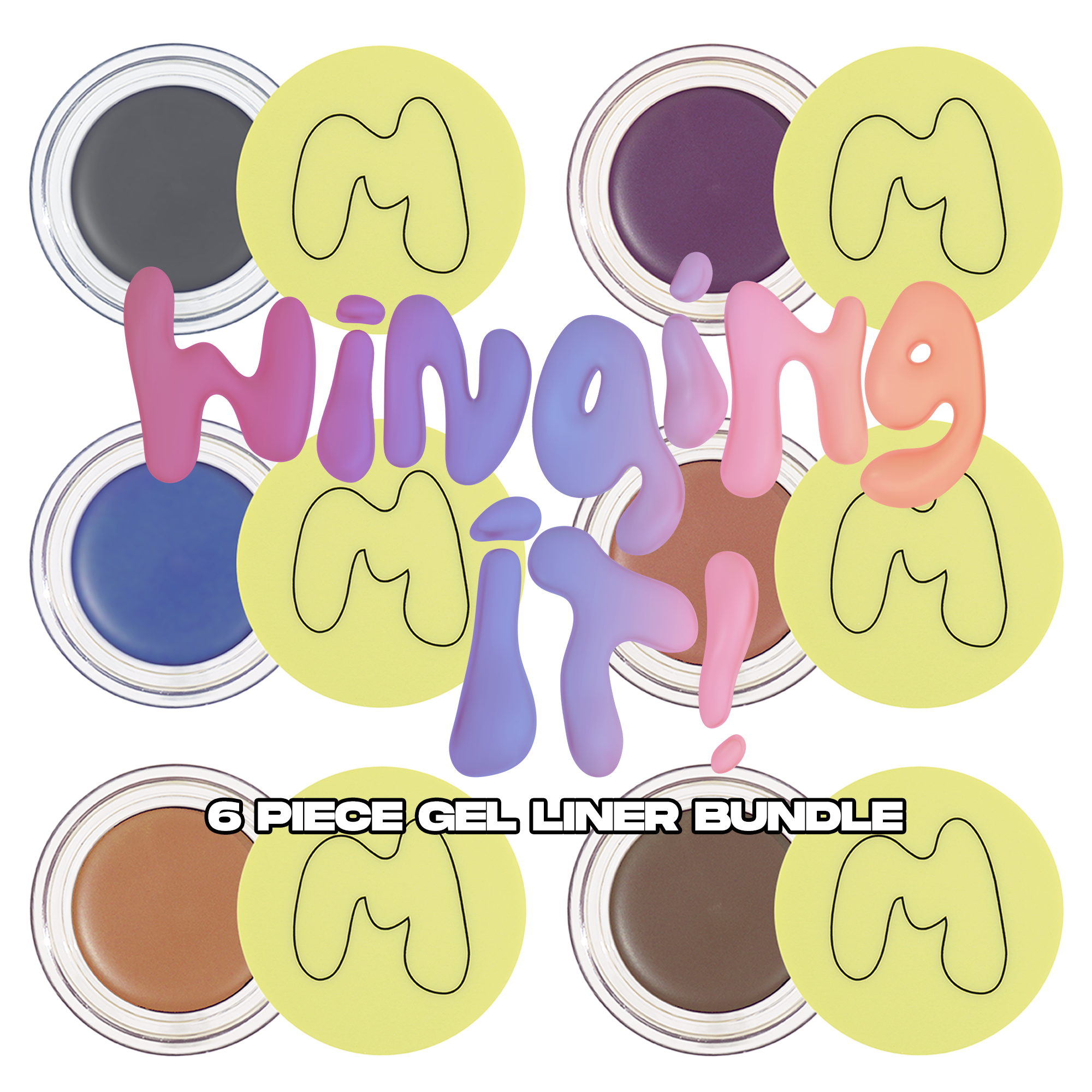 6 Shade Wingstop Eyeliner Bundle