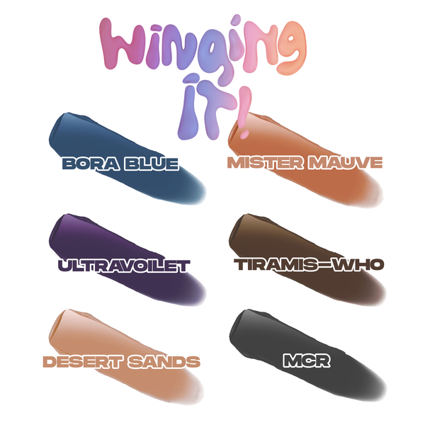 6 Shade Wingstop Eyeliner Bundle