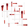 Valentines 16 Piece Red Brush Set + FREE GIFT
