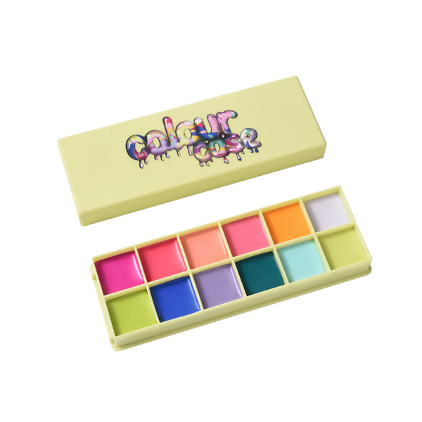 Colour Case Cosmetic Paint Palette & Brush Set - Made By Mitchell